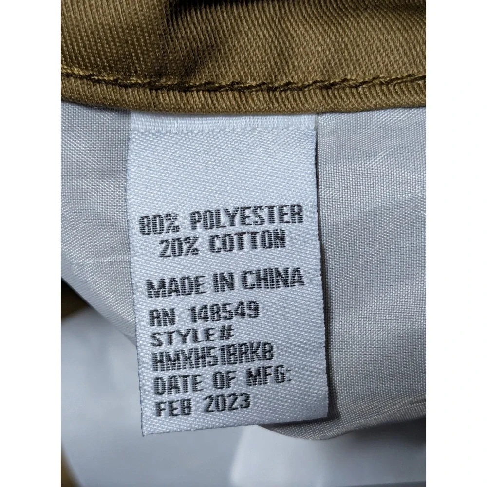 HUNTINGTON BC Men‎ Big & Tall 48 (Actual 50x12) British Khaki Cargo Shorts NEW